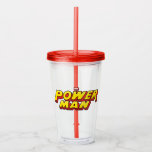 Luke Cage | Power Man Logo Acrylic Tumbler