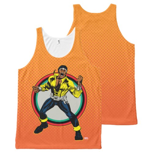 Luke Cage Retro Character Art All_Over_Print Tank Top