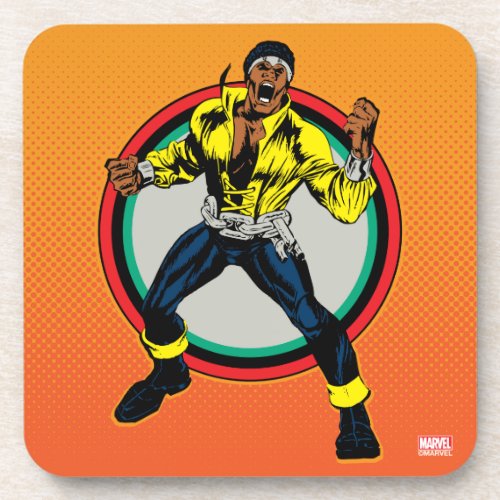 Luke Cage Retro Character Art Beverage Coaster