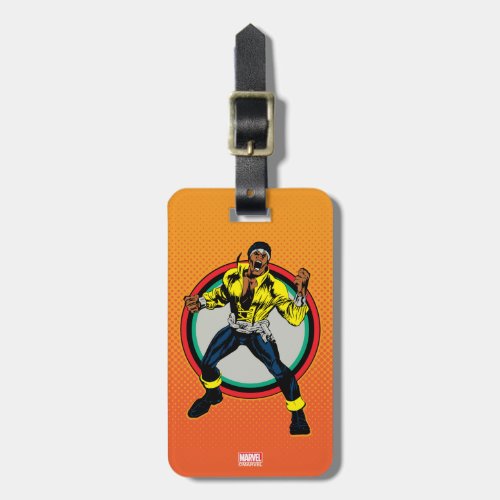 Luke Cage Retro Character Art Luggage Tag