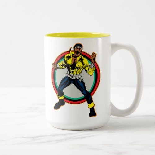 Luke Cage Retro Character Art Two_Tone Coffee Mug