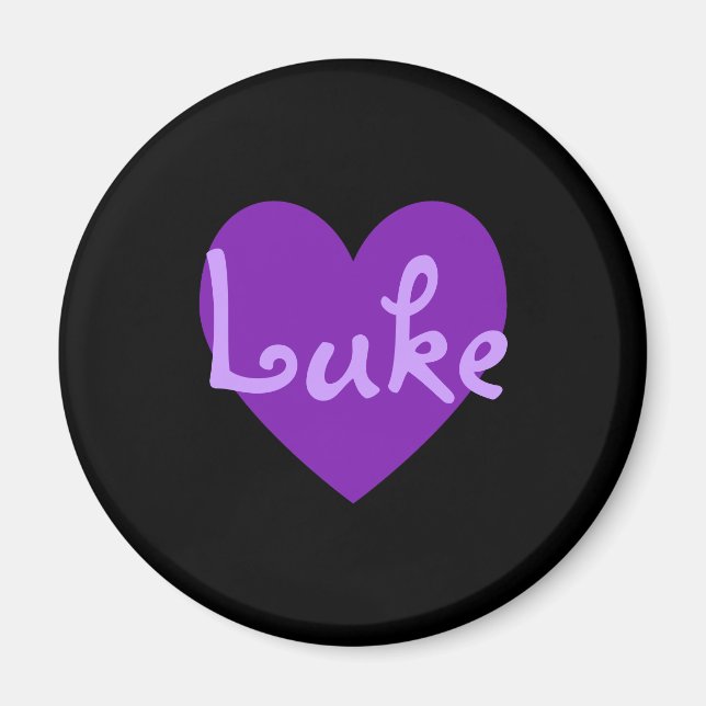 Luke in Purple Magnet (Front)