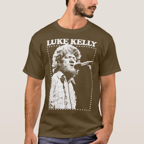 Luke Kelly Vintage Style Original Design 1 T_Shirt