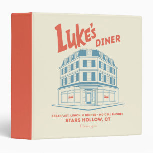 Luke’s Diner Stars Hollow Design 3 Ring Binder