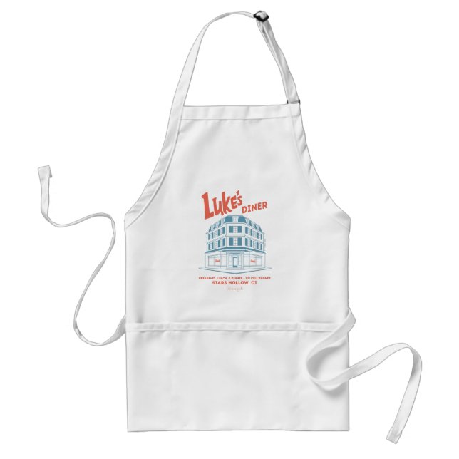 Luke’s Diner Stars Hollow Design Adult Apron (Front)