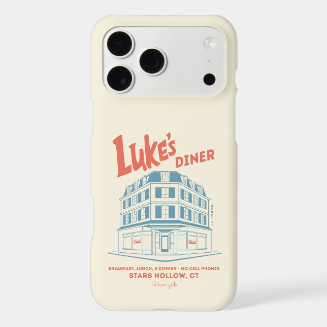 Luke’s Diner Stars Hollow Design Case-Mate iPhone Case (Back)