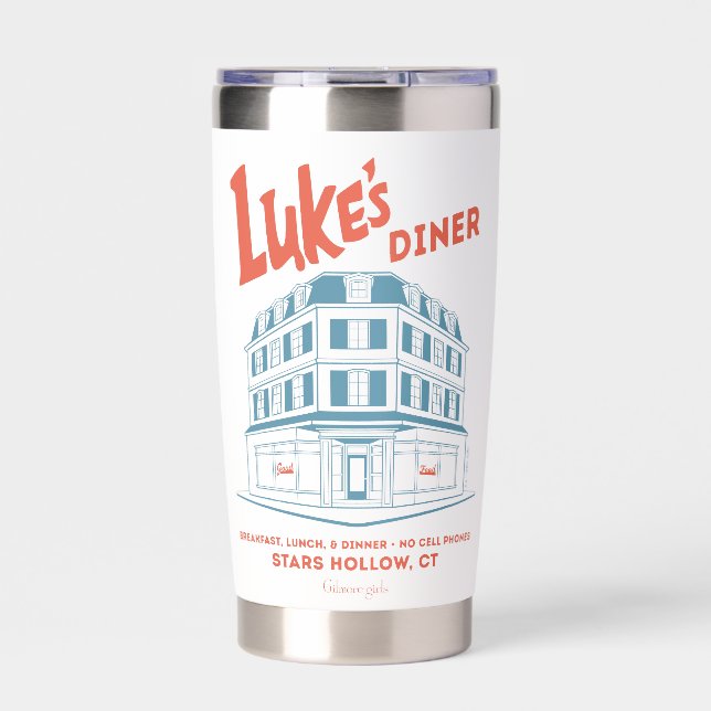 Luke’s Diner Stars Hollow Design Insulated Tumbler (Front)