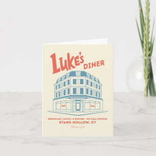 Luke’s Diner Stars Hollow Design Note Card