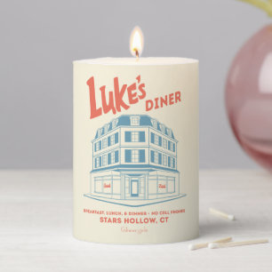 Luke’s Diner Stars Hollow Design Pillar Candle