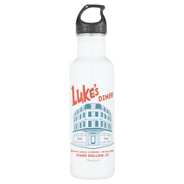 Luke’s Diner Stars Hollow Design Stainless Steel Water Bottle (Front)