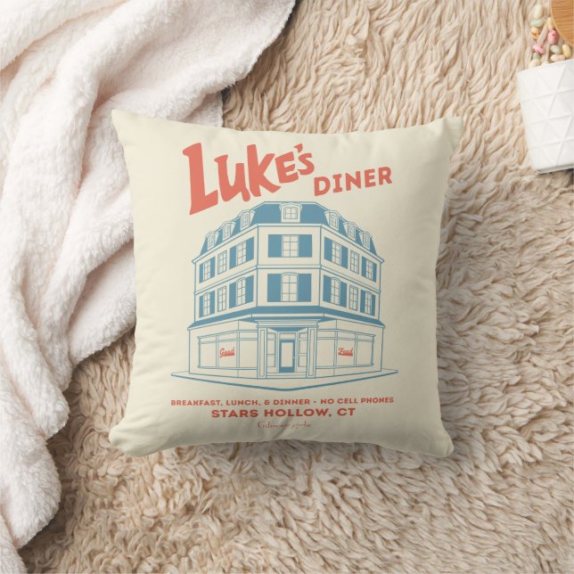 Luke’s Diner Stars Hollow Design Throw Pillow (Blanket)