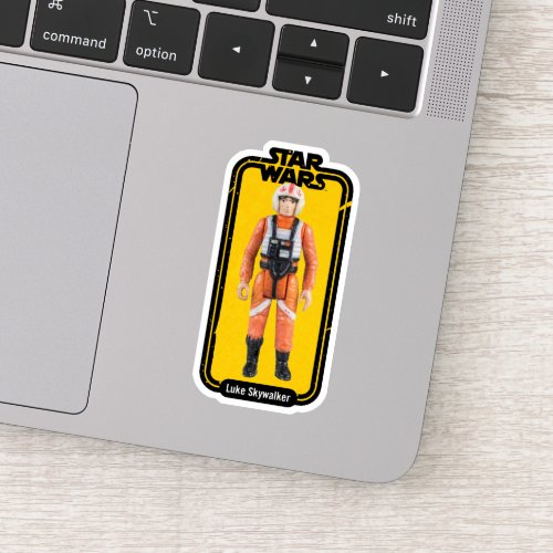 Luke Skywalker Action Figure Sticker