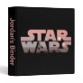 Luke Skywalker Tatooine Sunset Star Wars Logo 3 Ring Binder