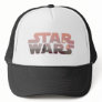 Luke Skywalker Tatooine Sunset Star Wars Logo Trucker Hat