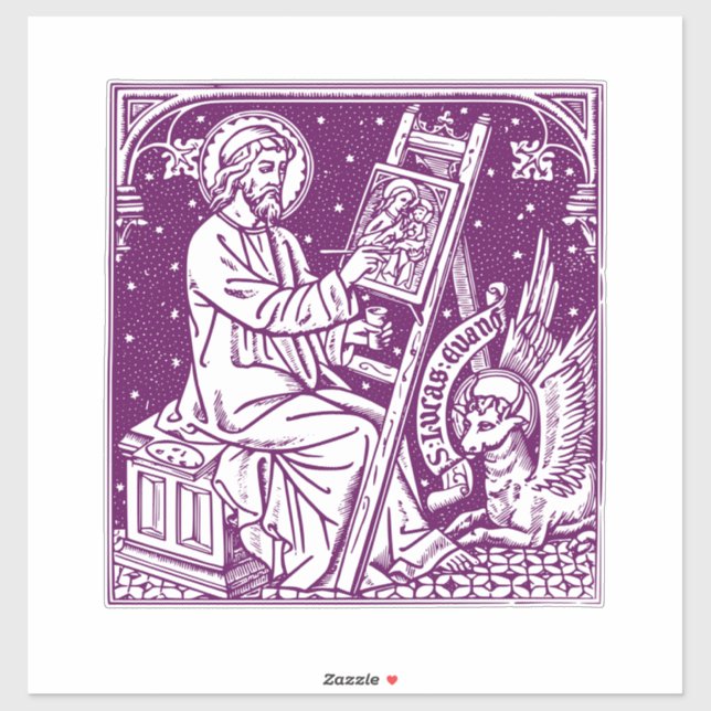 Luke the Evangelist Sticker (Sheet)