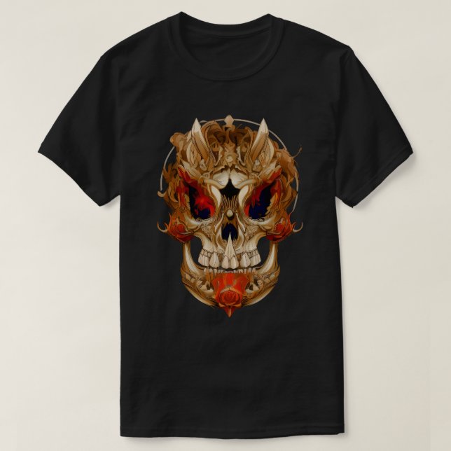 LUKS Skull T-shirt Japan Style (Design Front)