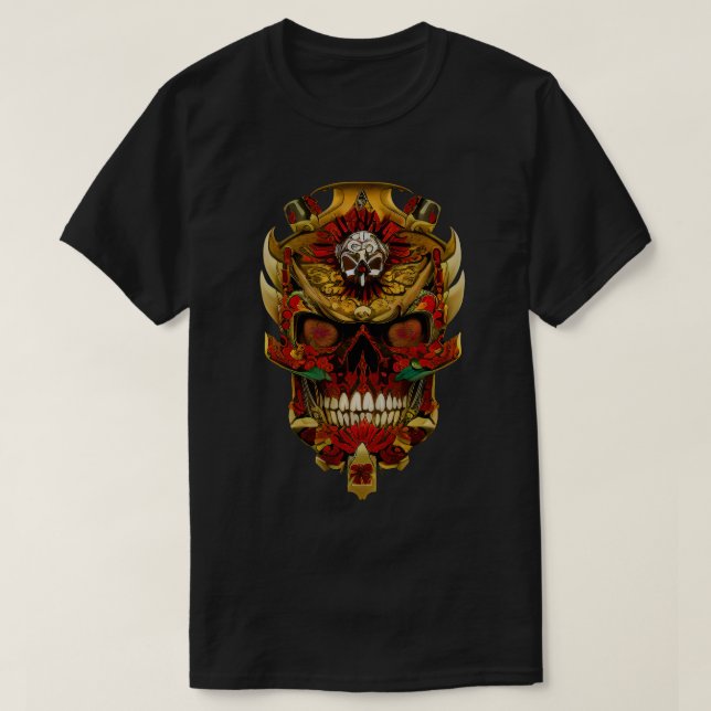 Luks Skull T-shirt Japan Style (Design Front)