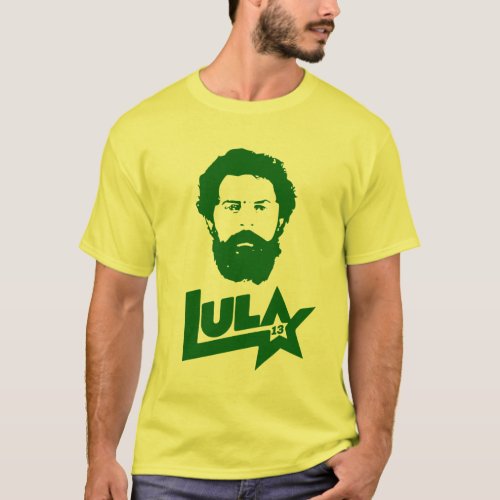 Lula 2022 13 PT Lula Livre Lula Presidente Brasil T_Shirt