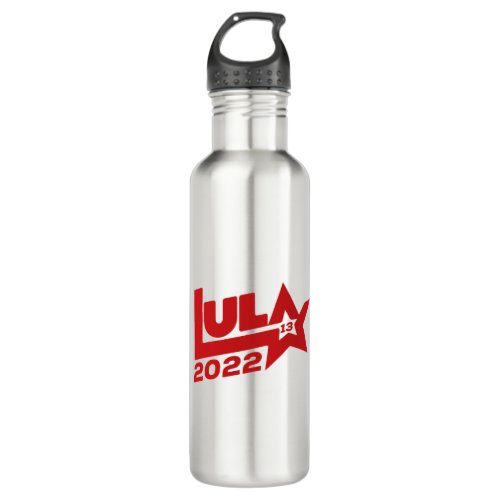 Lula 2022 13 PT Presidente Brasil Stainless Steel Water Bottle