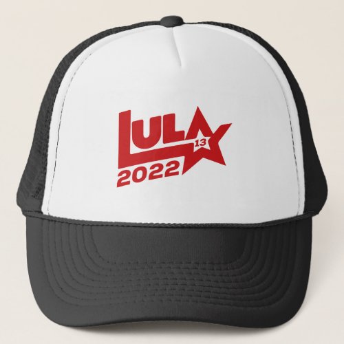 Lula 2022 13 PT Presidente Brasil Trucker Hat