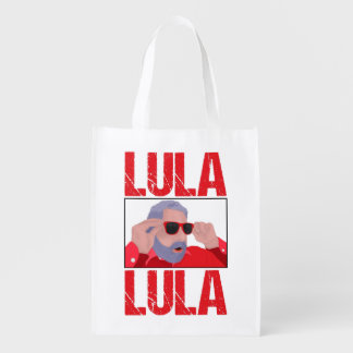 Lula Meme with Sunglasses Grocery Bag