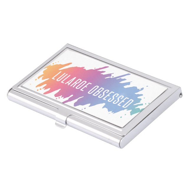 Lula Roe obsessed Case For Business Cards (Front)