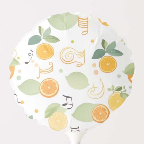 Lullaby in Citrus Grove Baby Shower Balloon