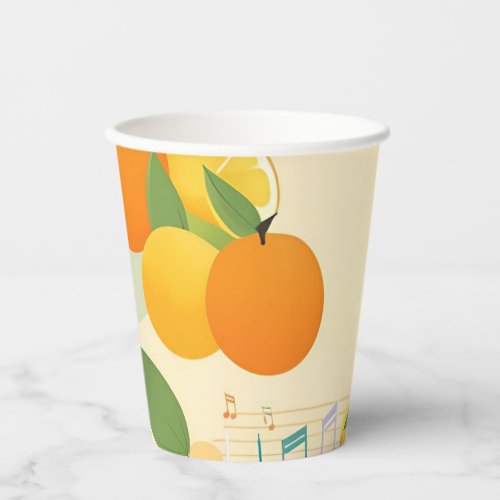Lullaby in Citrus Grove Baby Shower Paper Cups