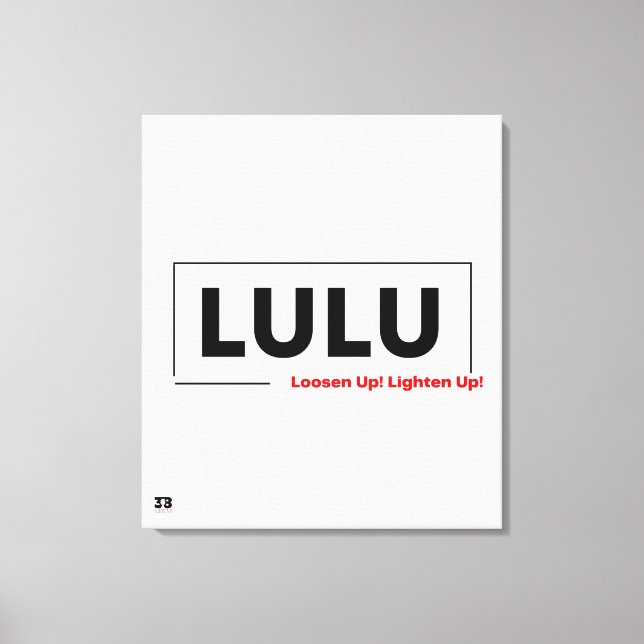 LULU CANVAS PRINT (Front)