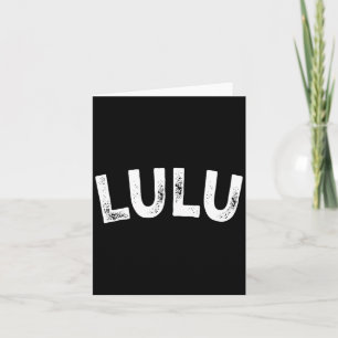Lulu  card