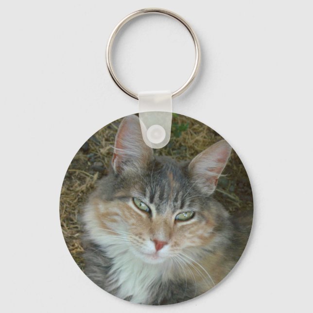 Lulu - dozing at Noon Keychain (Front)