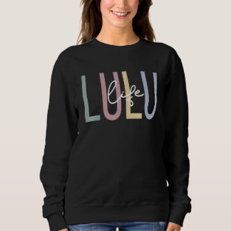 Lulu Life Lulu Grandma Boho Lulu Grandmother Sweatshirt