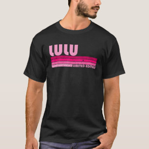 LULU Name Personalized Retro Vintage 80s 90s Birth T-Shirt