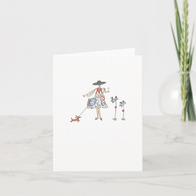 Lulu Notes / Shopper 4 x 5.6 note card (Front)