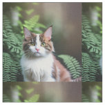 Lulu The Brown And White Ragdoll Cat, Fabric