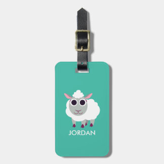 Lulu the Sheep Luggage Tag