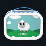 Lulu the Sheep Lunch Box<br><div class="desc">Lulu the sheep is a Gemini. She's very agreeable, although sometimes she can be a bit flakey and forget plans she made with friends. She loves the color green, and eating green foods, especially some sweet butter lettuce.</div>