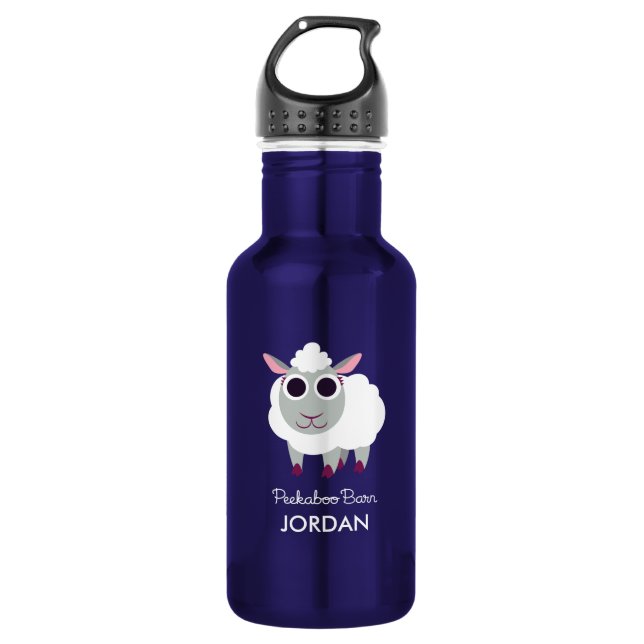 Lulu the Sheep Water Bottle (Front)