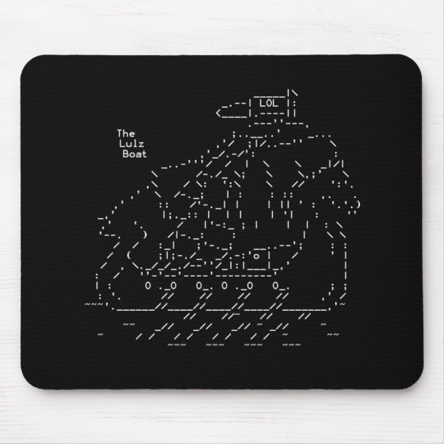 Lulzboat Lulz Security Mousepad (Front)