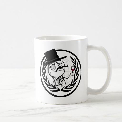 LulzSec Anonymous Logo Coffee Mug | Zazzle