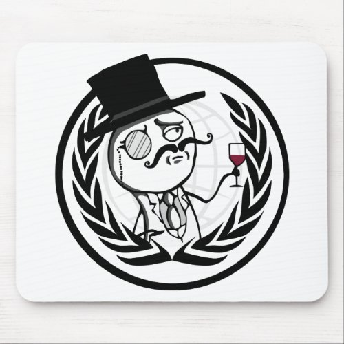 LulzSec Anonymous Logo Mouse Pad