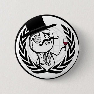 LulzSec Anonymous Logo Pinback Button