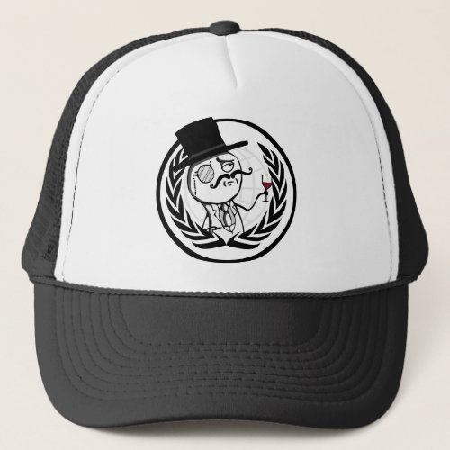LulzSec Anonymous Logo Trucker Hat