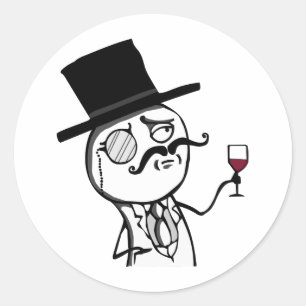 LulzSec Classic Round Sticker