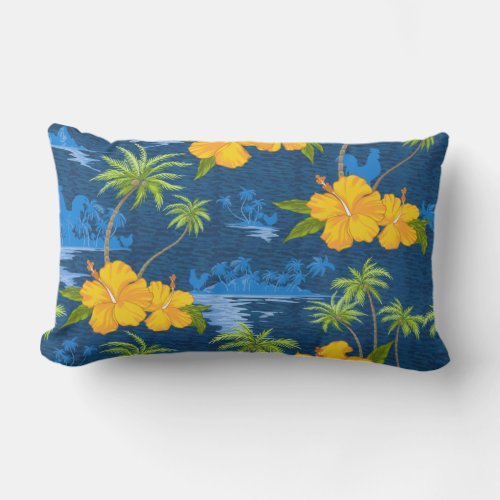 Lumahai Beach Hidden Hawaii Lumbar Pillow