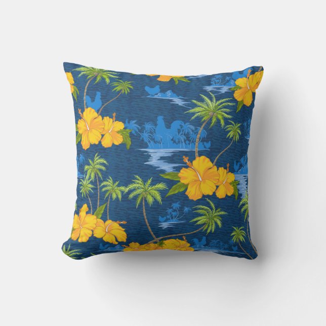 Lumahai Beach Hidden Hawaii Outdoor Pillow (Front)