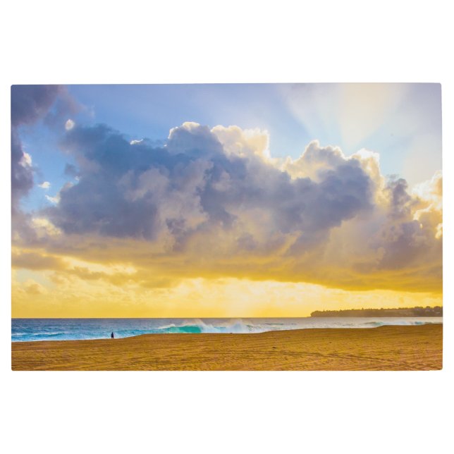 Lumahai Beach, Kauai, Hawaii Metal Print (Front)