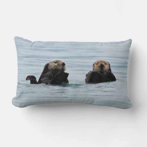 Lumbar Pillow 13 x 21 of otters