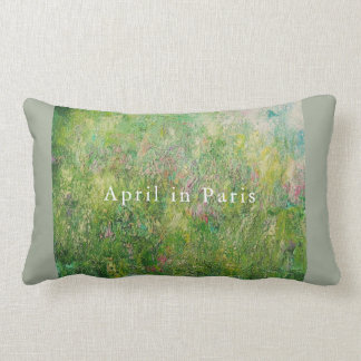 Lumbar Pillow: April in Paris Lumbar Pillow