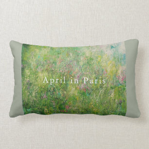 Lumbar Pillow: April in Paris Pillow